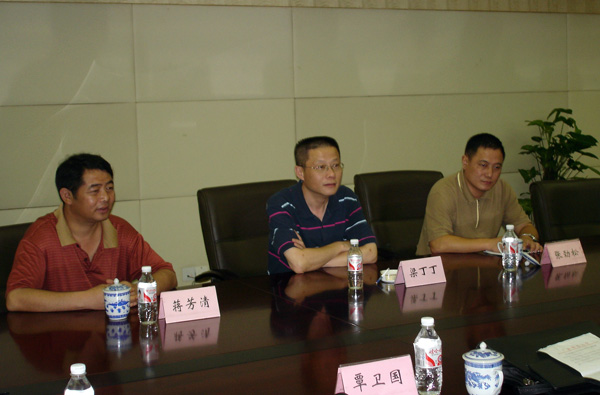 桂林电子科技大学党委副书记梁丁丁会见我校代表。