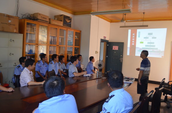 业务素质培训现场