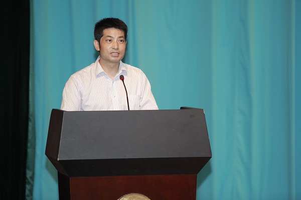 广西师范大学报刊传媒集团有限公司总经理沈伟东介绍集团情况