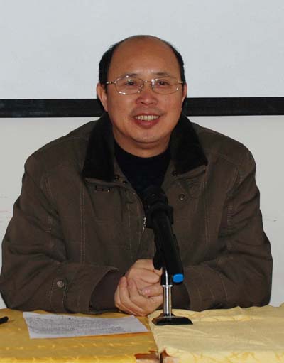 副校长蔡昌卓在会上讲话