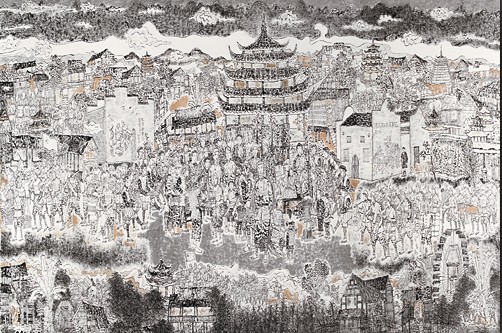 肖舜之教授的作品《红军长征过广西》