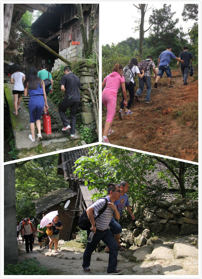 辅导员走在家访的路上