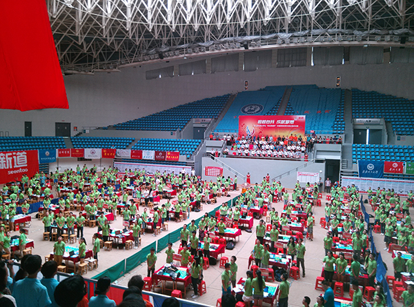 全国总决赛比赛现场——中国石油大学体育馆