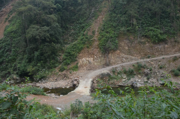 资源县河口瑶族乡猴背村大花溪公路桥图示地址