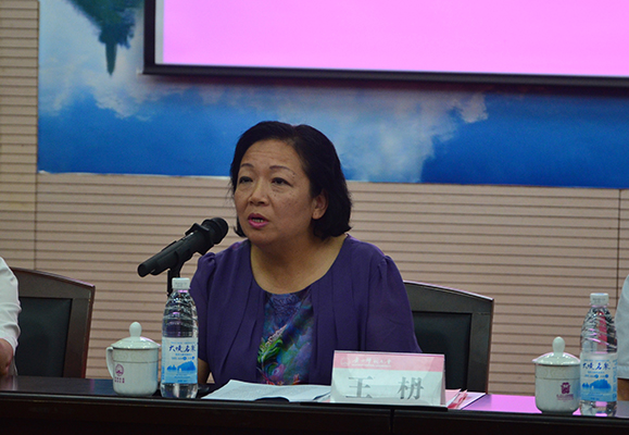校党委书记王枬致辞（宣传部 王董 摄）