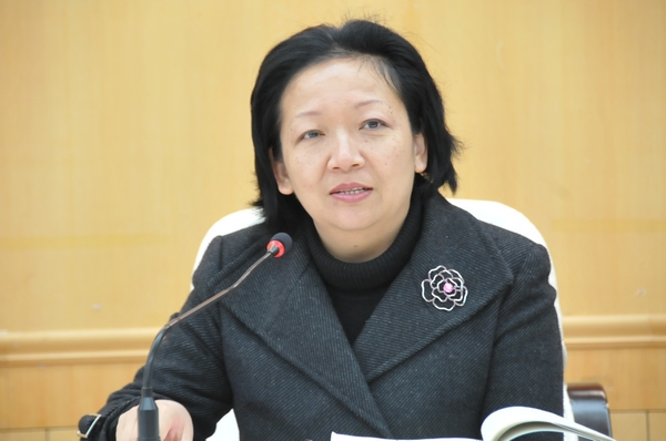 王枬书记发言,代表学校对《叠彩岁月》一书的出版发行表示祝贺