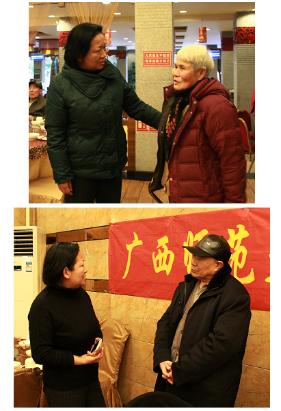 校党委书记王枬与离退休老同志亲切交谈