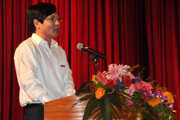 副校长李传起讲话