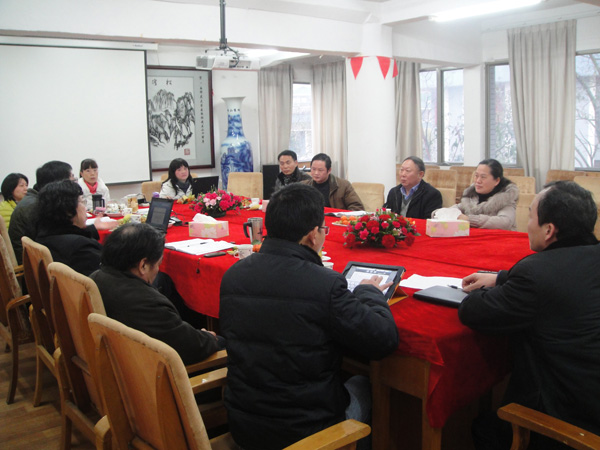 刘健斌副校长在出版社调研