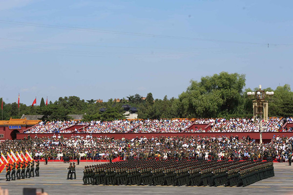 阅兵现场（林春逸供图）