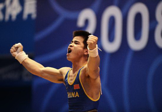 李争夺冠后激动不已。