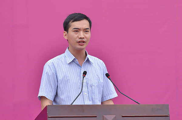 我校杰出校友，广西中科国信智能科技有限公司总经理贵尚明分享自己的创业故事