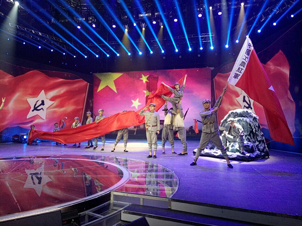 我校代表队作品《丰碑》代表自治区高校工委参加比赛