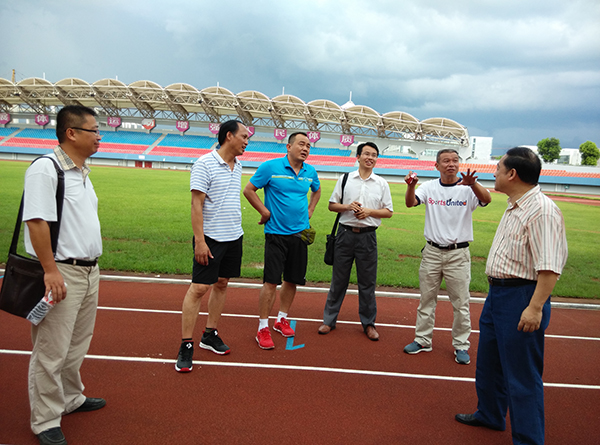 筹委会各小组相关负责人现场办公