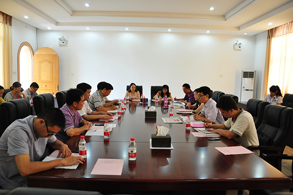 梧州学院座谈会会场