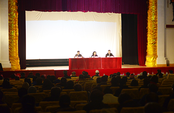 校情通报会现场