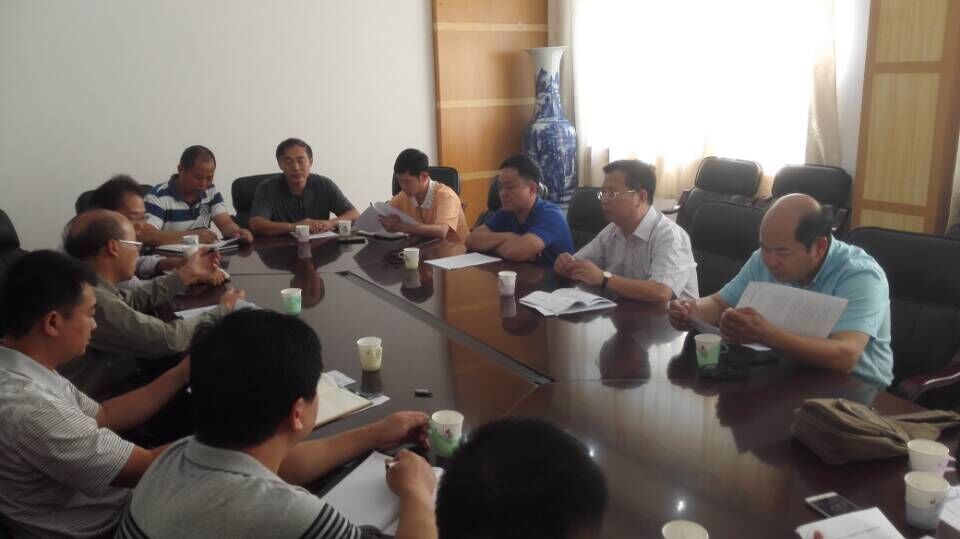 化学与药学学院对实验室消防安全管理的汇报现场