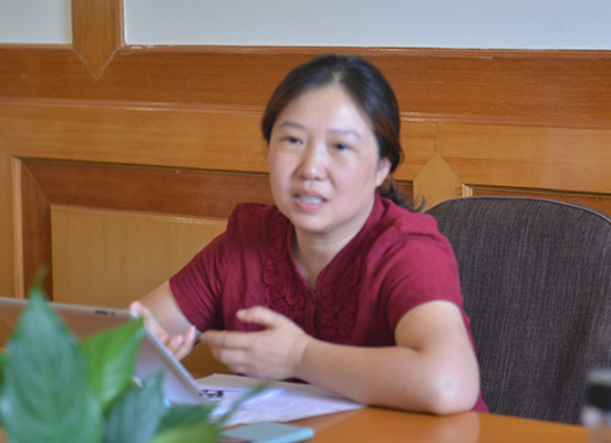 查丹明副书记做辅导报告