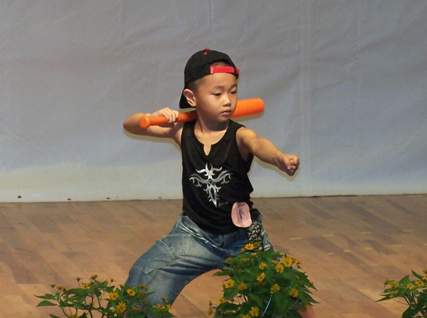 我可会武功哦。