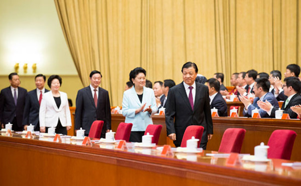 7月24日，中共中央政治局常委、中央书记处书记刘云山出席大会开幕式。新华社记者 黄敬文 摄