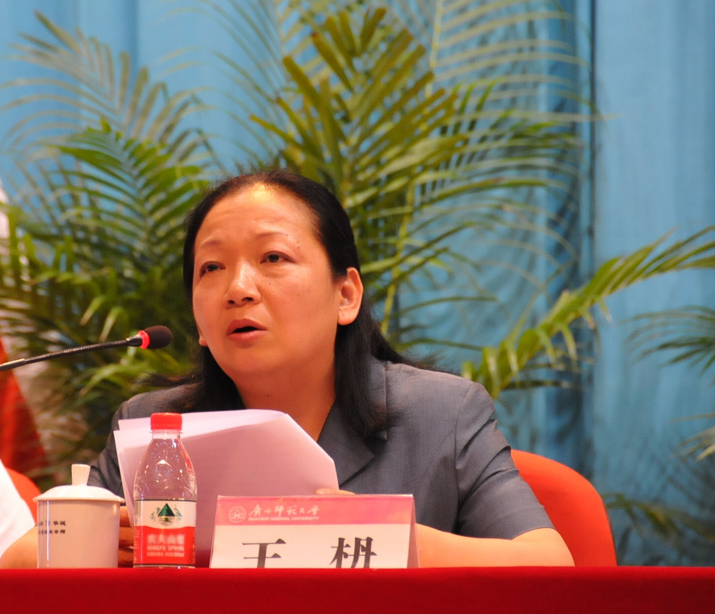 王枬书记在会上就进一步加强和改进学校党的建设工作做重要讲话