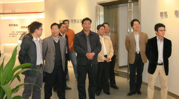 副校长陈洪江、覃卫国一行参观华润（贺州）火电厂