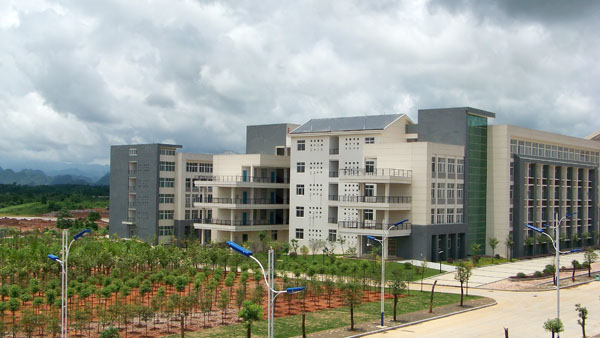 美丽的校园一隅。