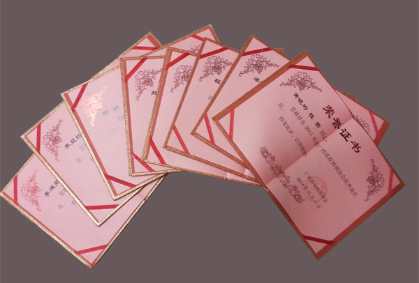 优秀通讯员证书