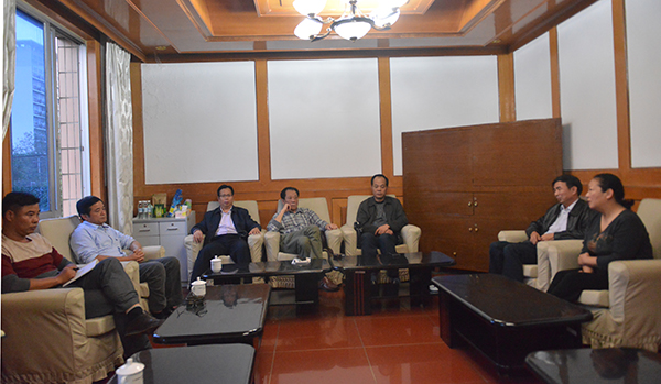 约谈润松集团董事长马晓珍及班子成员