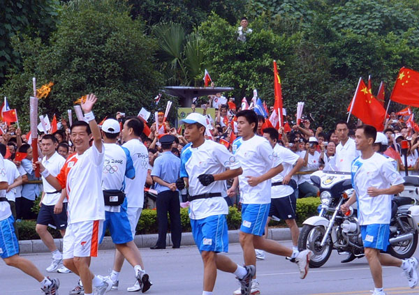 激动人心的火炬传递。