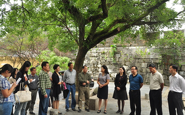 督查组沿着靖江王府城墙，实地走访                    </div></div></article>
                    </div>
                    <div id=