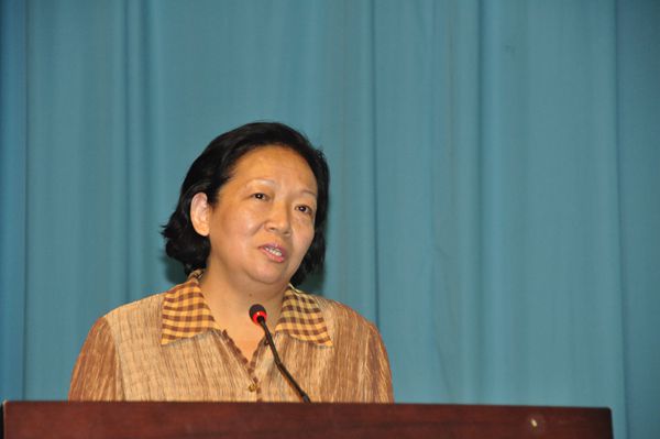 校党委书记王枬为中职升本新生作“从师大校史看师大精神”报告