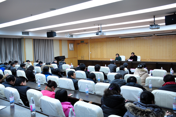 校庆总结会会场（大学生通讯社 韦一琦 摄）