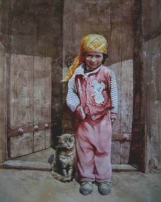 李嘉林老师的入选作品:《高原情》