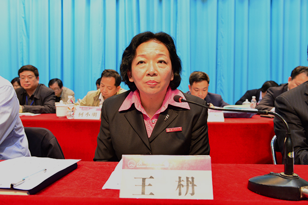 校党委书记王枬在闭幕式上讲话（大学生通讯社 韦一琦 摄）