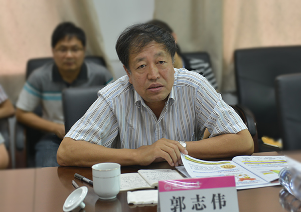 科技部基础司副司长郭志伟听取汇报后作发言（宣传部 王董/摄）