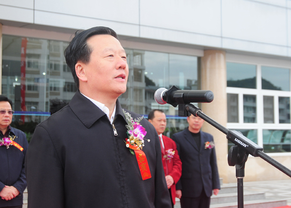 自治区党委常委、纪委书记石生龙在大会上讲话。