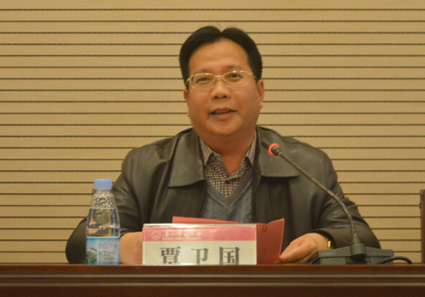 覃卫国副校长出席结业仪式并讲话